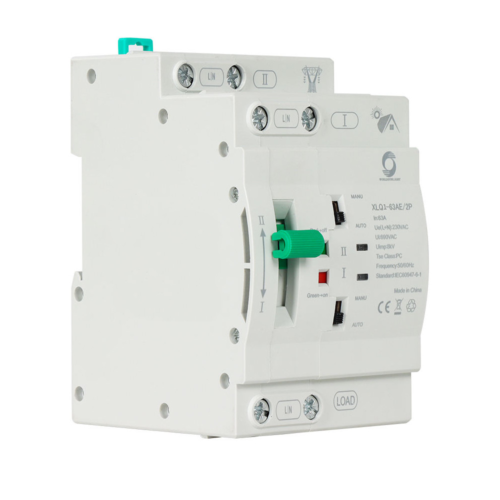 Interruttore Automatico a Doppia Alimentazione, 4P 63A 230V
