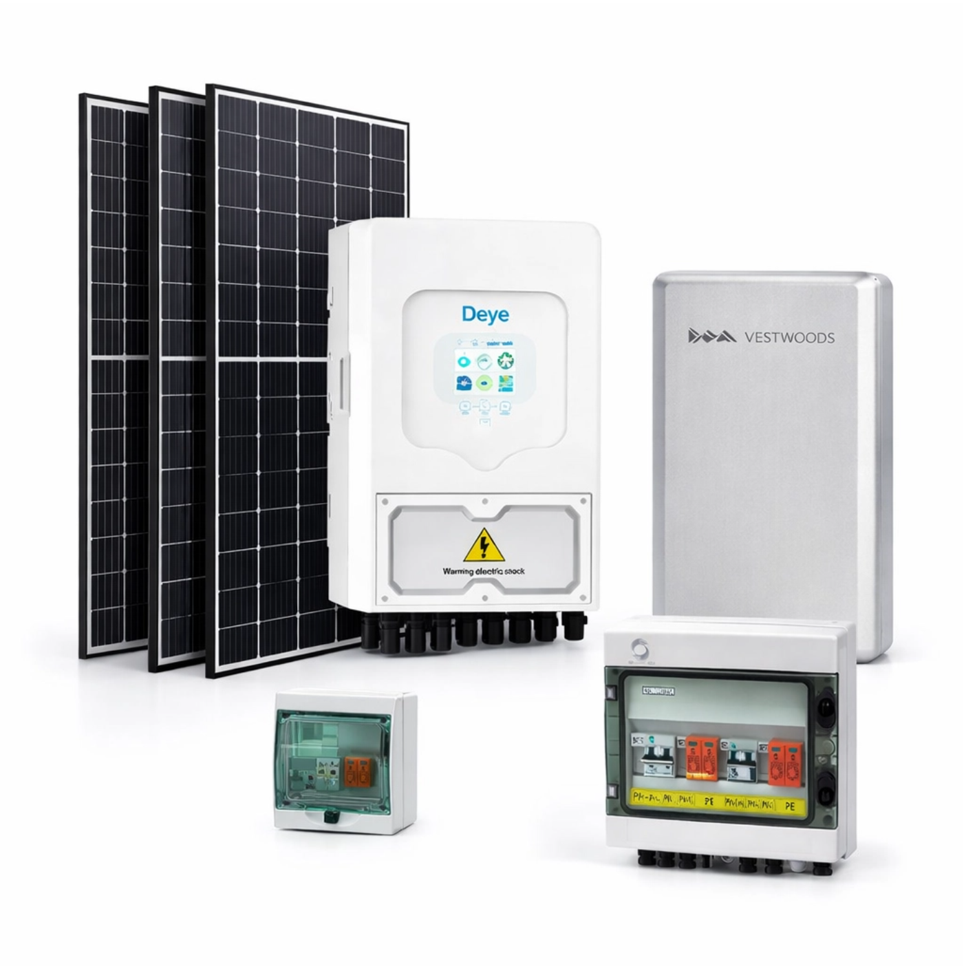 Kit Fotovoltaico 6kWp monofase con 15kWh di accumulo